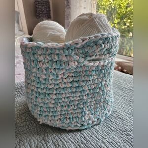 Hand Crafted Yarn Basket